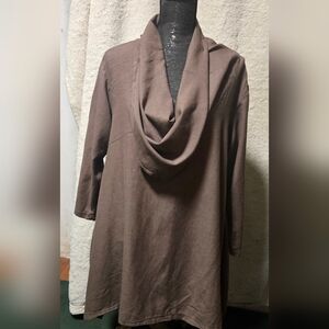 Brown Cowl Neck Women's Sweater By BABA